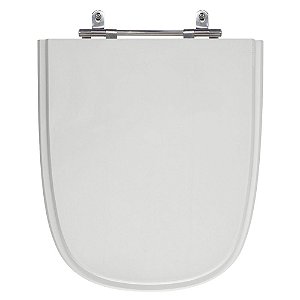 Assento Laqueado Ibiza Cinza Platina (Claro) Tampa para Vaso Incepa em Mdf
