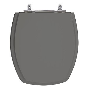 Assento Laqueado Thema Amber (Cinza Escuro) Tampa para Vaso Incepa em Mdf