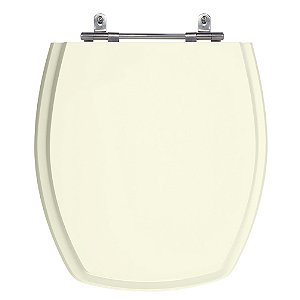 Assento Laqueado Thema Biscuit (Bege Claro) Tampa para Vaso Incepa e Mdf