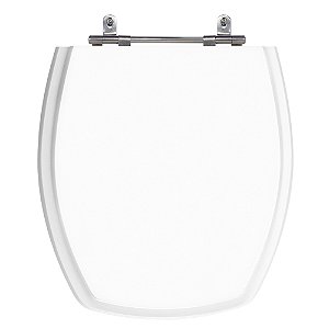 Assento Laqueado Thema Branco Tampa para Vaso Incepa em Mdf
