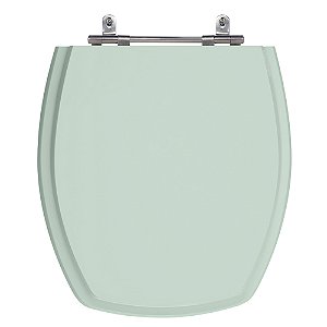 Assento Laqueado Thema Verde Agua Tampa para Vaso Incepa em Mdf