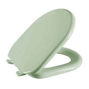 Assento Sanitário Duna Verde Água Tampa para Vaso Deca Almofadado