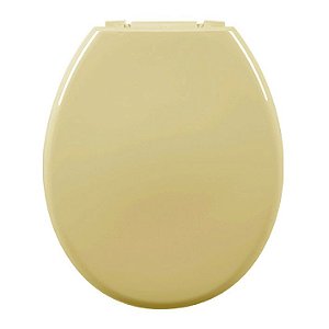 Assento Almofadado Avalon Bege Visone Tampa para Bacia Ideal