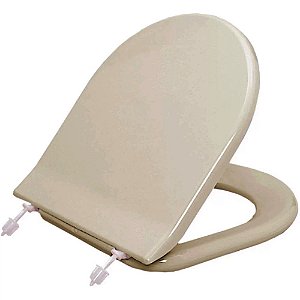 Assento Almofadado Calypso Rosa (Pêssego) Tampa para Bacia Incepa