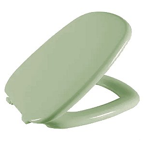 Assento Sanitário Primula Verde Claro Tampa para Vaso Fiori Almofadado
