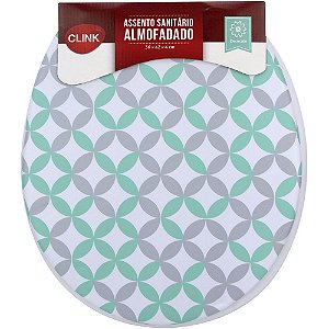 Assento Almofadado Decorado Mosaico