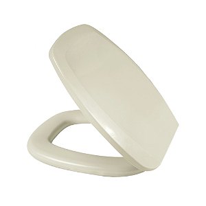 Assento Almofadado Thema Bege Claro Tampa para Vaso Incepa