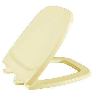 Assento Sanitário Angra Bege Tampa para Vaso Logasa em Polietileno