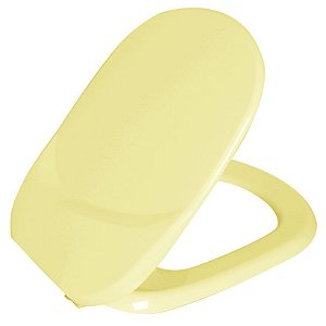 Assento Sanitário Etna Bege Tampa para Vaso Icasa em Polietileno