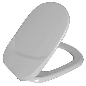 Assento Sanitário Paris Cinza Tampa para Vaso Ideal em Polietileno