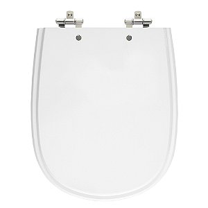 Assento Poliéster Paris Branco para Marca Ideal Standard