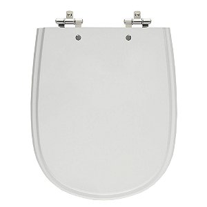 Assento Poliéster Paris Cinza Claro para Marca Ideal Standard