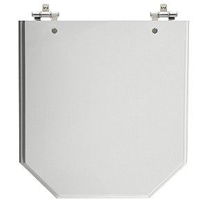 Assento Poliester Incepa Atrium Cinza Platina