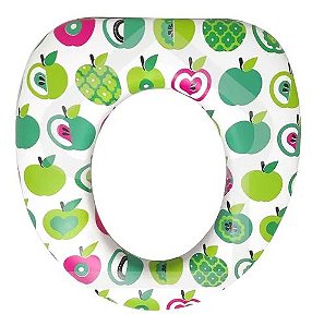Assento Infantil Decorado Frutas Redutor para Vaso Oval