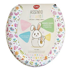 Assento Infantil Decorado Jardim Redutor para Vaso Oval
