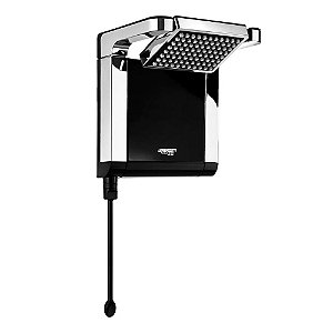 Chuveiro Elétrico Lorenzetti Acqua Star Preto e Cromado 127v 5500w