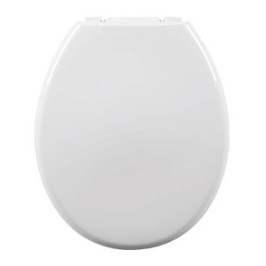 Assento Soft Oval Convencional Branco Astra