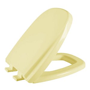 Assento Sanitário Venice Bege Tampa para Vaso Belize Fechamento Suave