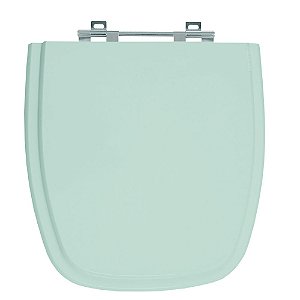 Tampa de Vaso Versato Verde Água Marinha Tampa para Vaso Celite em Madeira Laqueada