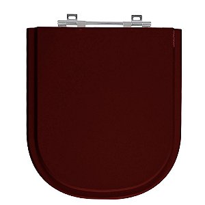 Tampa de Vaso Vogue Plus Mogno Tampa para Vaso Deca de Madeira Laqueada