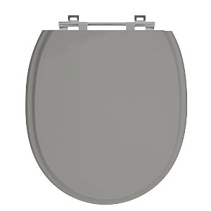 Tampa de Vaso Village Cinza Escuro Tampa para Vaso Deca de Madeira Laqueada