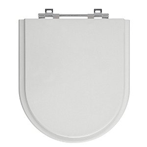 Tampa de Vaso Valentina Cinza Claro Tampa para Vaso Hervy Madeira Laqueada