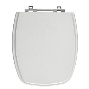 Tampa de Vaso Laguna Cinza Claro Tampa para Vaso Hervy de Madeira Laqueada