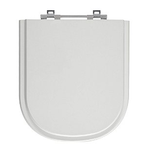 Tampa de Vaso Life Cinza Claro Tampa para Vaso Celite de Madeira Laqueada