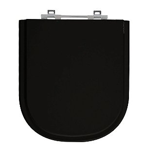 Tampa de Vaso Life Preto Tampa para Vaso Celite de Madeira Laqueada