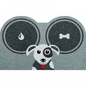Tapete Pet Vinil 60x40cm Hora do Lanche Dog Kapazi