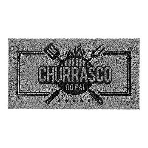 Tapete Vinil 40x75cm Churrasco do Pai
