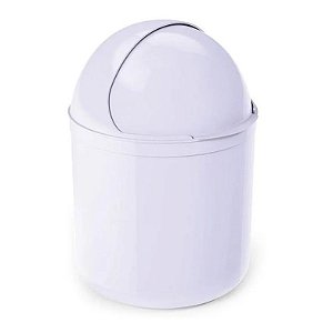 Cesto Multiuso Tampa Basculante Astra 06 Litros Ct5 Branco