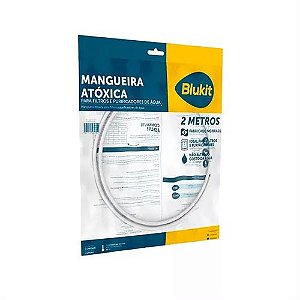 Mangueira Atóxica Branca 1/4 para Filtros e Purificadores com 2m 7,9x6,1x0,9mm