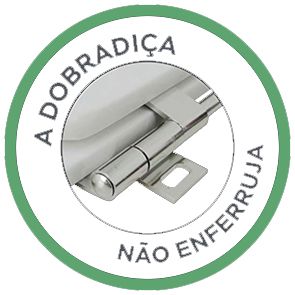 Tampa de Vaso Angra Branco para Marca Ideal em Madeira Laqueada