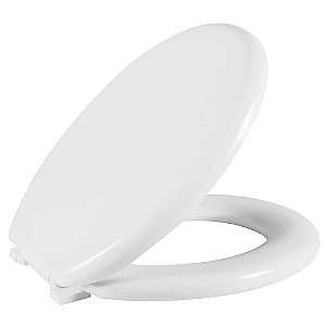 Assento Almofadado Fiore Branco Tampa para Vaso Incepa