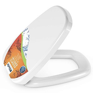 Tampa de Vaso Turim Branco para Louça Eternit em Polietileno