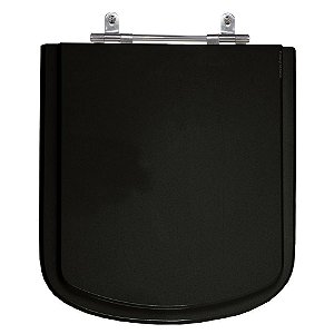 Assento Laqueado Boss Preto Tampa para Vaso Incepa em Mdf
