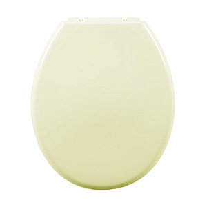 Assento Almofadado Oval Bege Tampa Vaso Deca-incepa-celite-ideal-roca