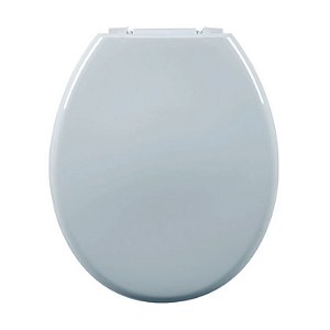 Assento Almofadado Oval Cinza Claro Tampa Vaso Deca-incepa-celite-ideal-roca