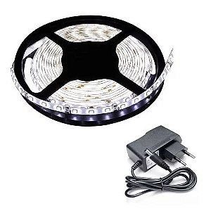 Fita Led Ip65 Branco Frio 5050 6000k 15w 60 Led/m de 5m
