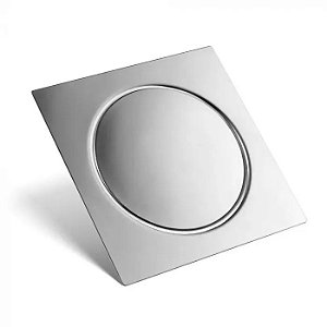 Ralo Click Inteligente para Banheiro 15x15cm Inox