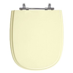 Assento Poliéster Laminado Sabatini Bege Tampa para Vaso Icasa