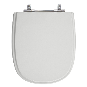 Assento Poliéster Laminado Sabatini Cinza Claro Tampa para Vaso Icasa