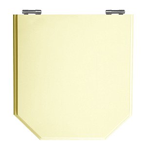 Assento Poliéster Laminado Atrium Bege Tampa para Vaso Incepa