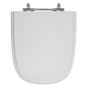 Assento Poliéster Laminado Ibiza Cinza Claro Tampa para Vaso Incepa