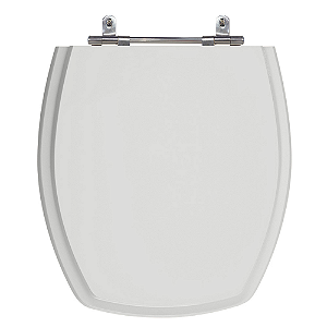 Assento Poliéster Laminado Thema Cinza Claro Tampa para Vaso Incepa