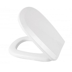 Assento Almofadado City Branco Tampa para Vaso Celite