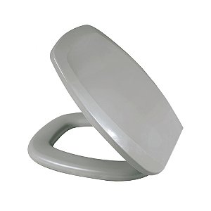 Assento Almofadado Thema Cinza Claro Tampa para Vaso Incepa