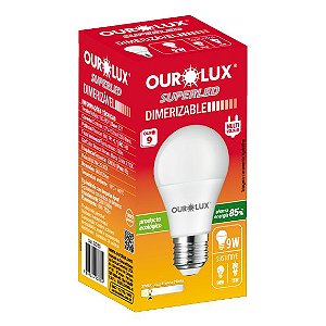 Lâmpada Superled 9w Dimerizável Luz Branco Morno 2700k Bivolt