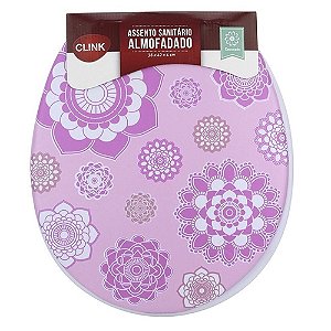 Assento Almofadado Decorado Mandala